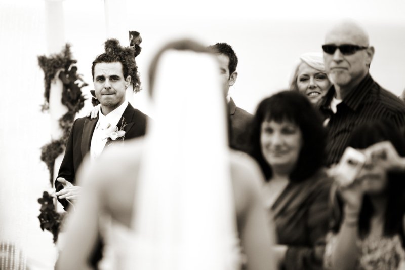 bride walking down the aisle