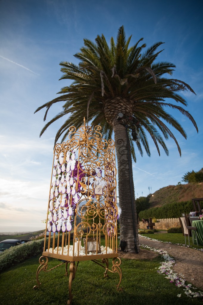 Bird Cage Escort Cards Path to Cocktail