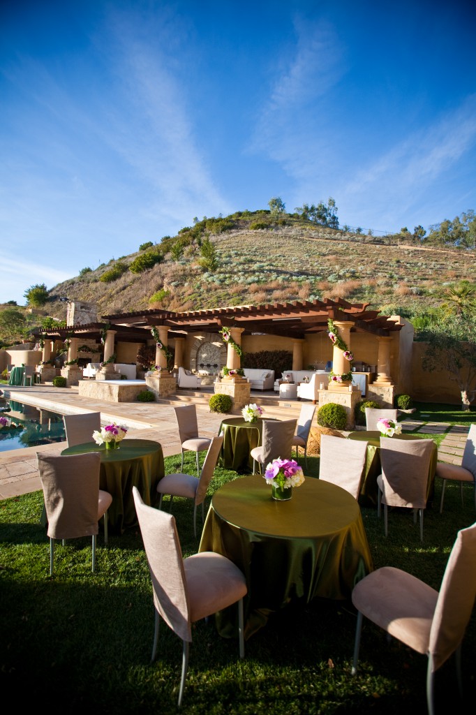 Tables in Cocktail Area