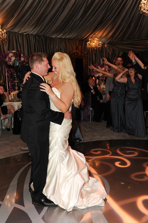 Bride and Groom dance