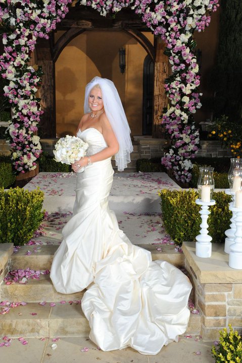 Bride at the altar