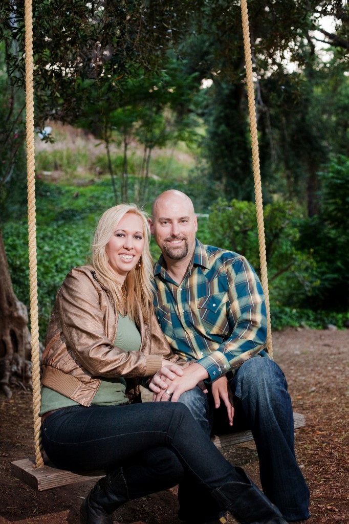 Couple on swing