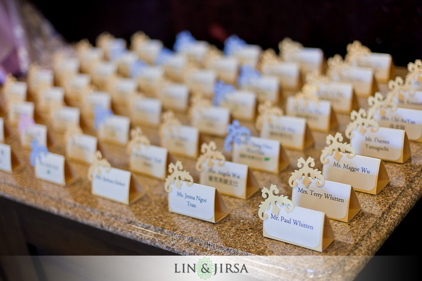 wedding reception place cards