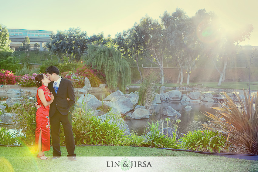 Bride and Groom at the lake