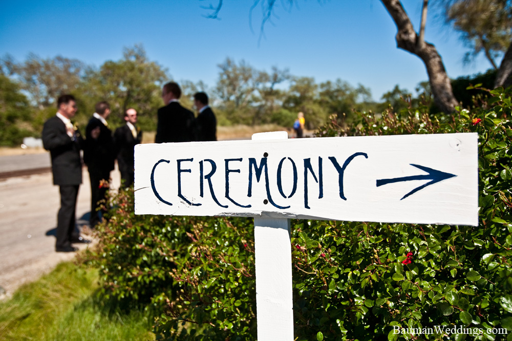 sign to ceremony