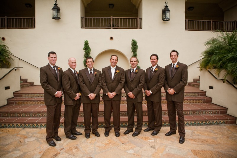 Groom and groomsmen