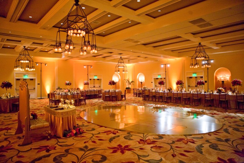 Fall wedding reception